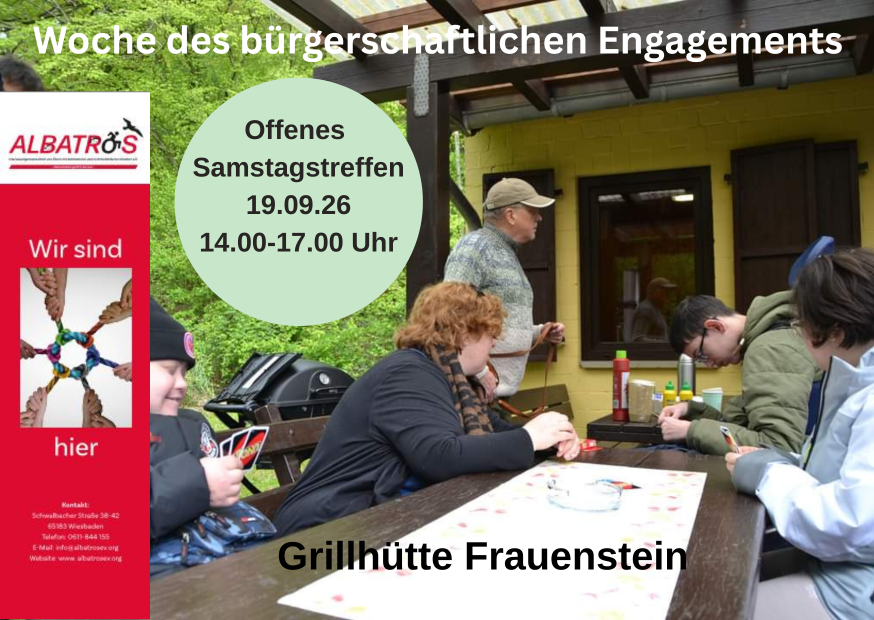 Vereinsmitglieder und deren Kinder an der Grillhütte Frauenstein beim letzten Grillevent.